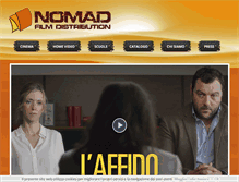 Tablet Screenshot of nomadfilm.it